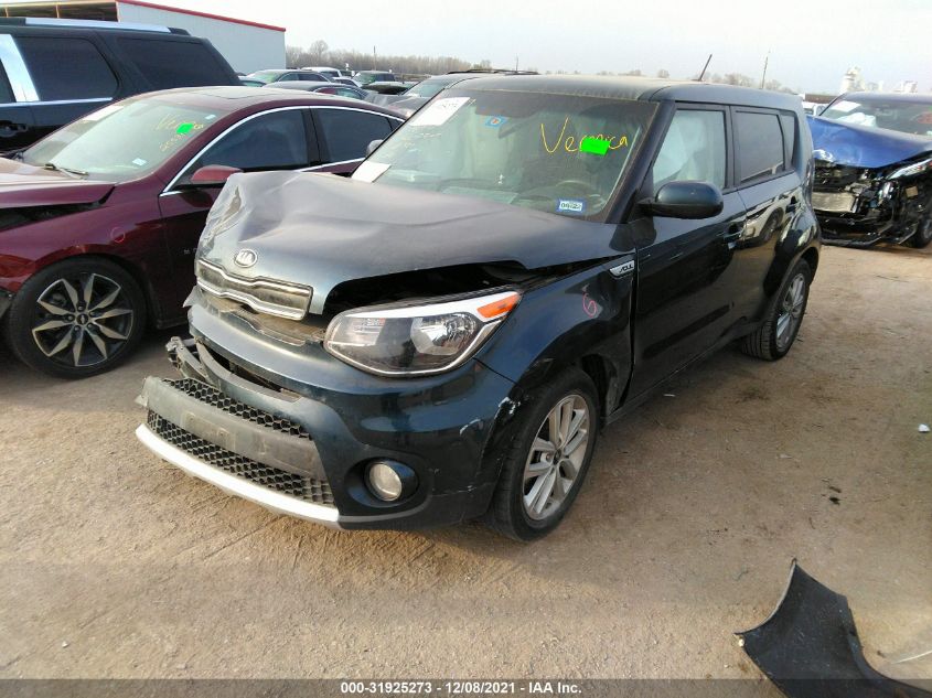 2018 KIA SOUL + KNDJP3A53J7621334