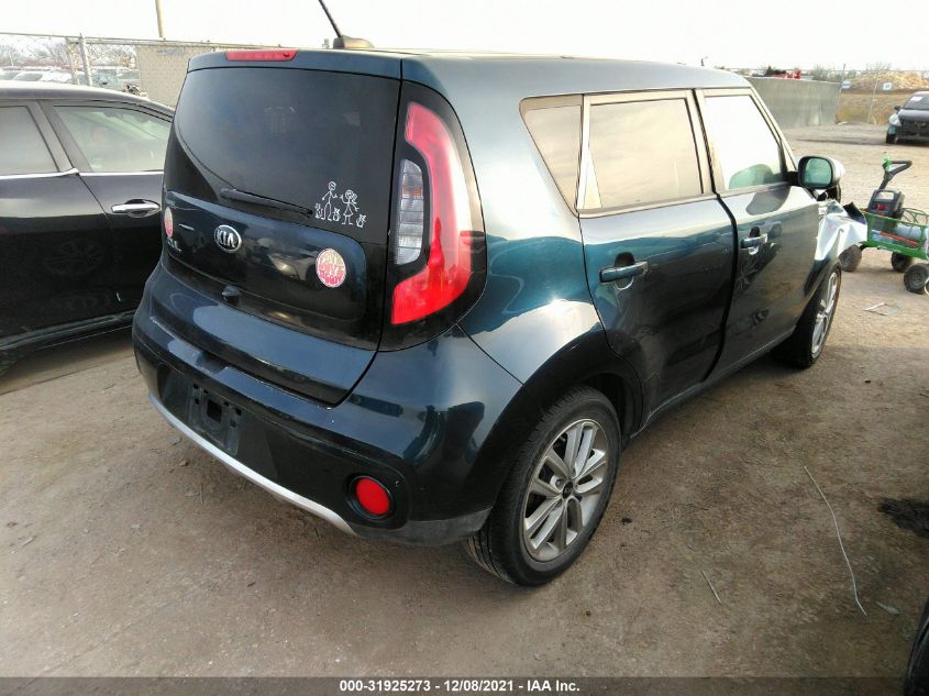 2018 KIA SOUL + KNDJP3A53J7621334