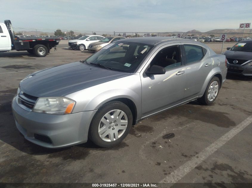 2013 DODGE AVENGER SE 1C3CDZAB6DN540620