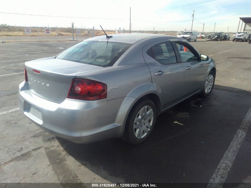 2013 DODGE AVENGER SE 1C3CDZAB6DN540620