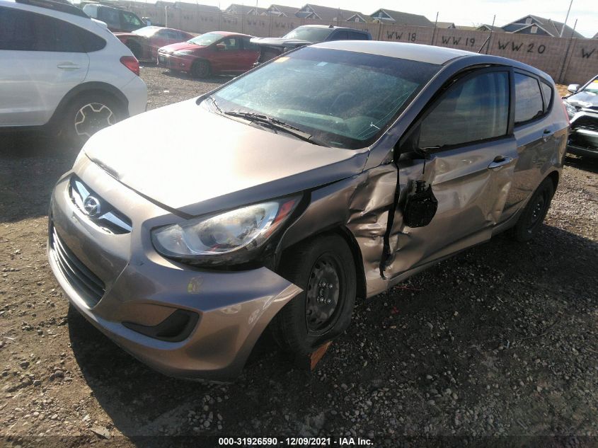2014 HYUNDAI ACCENT GS KMHCT5AE1EU149248