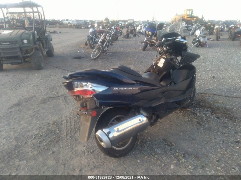 2007 SUZUKI AN400 JS1CK44A772101742