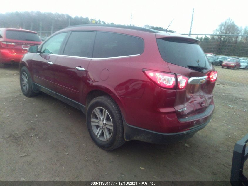 2017 CHEVROLET TRAVERSE LT 1GNKRHKD0HJ134260