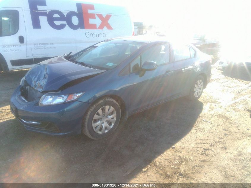 2013 HONDA CIVIC SDN LX 2HGFB2F5XDH596580