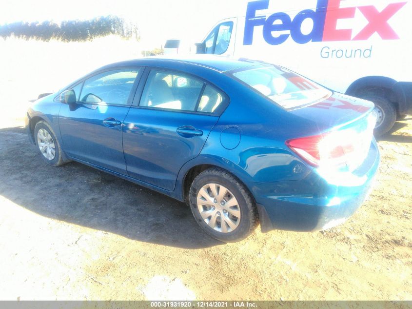 2013 HONDA CIVIC SDN LX 2HGFB2F5XDH596580