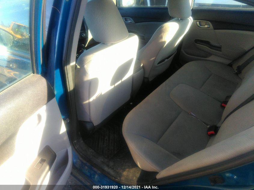 2013 HONDA CIVIC SDN LX 2HGFB2F5XDH596580
