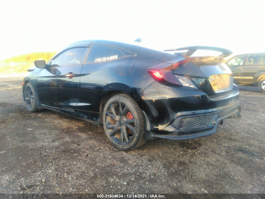 2018 HONDA CIVIC SI COUPE VIN: 2HGFC3A52JH752469