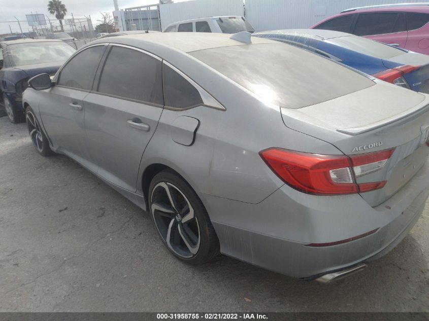 2018 HONDA ACCORD SPORT - 1HGCV1F3XJA125980
