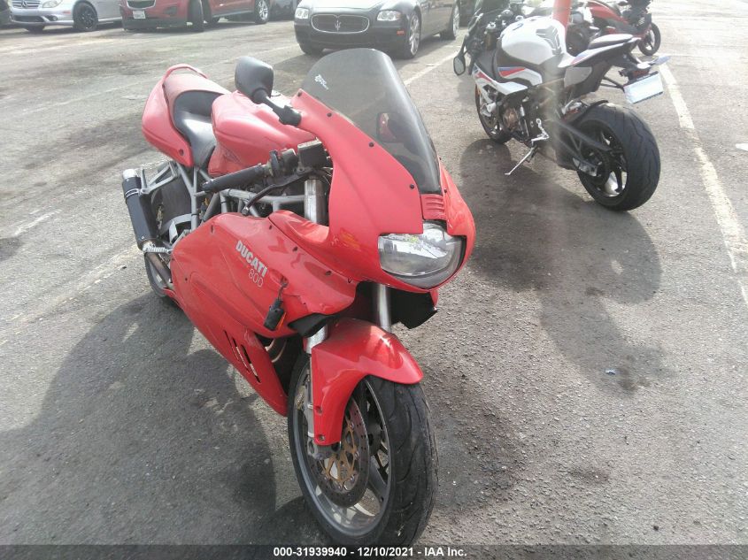 2005 DUCATI SUPERSPORT 800 ZDM1LAAN25B004773