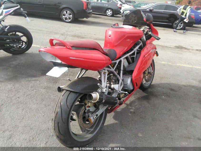 2005 DUCATI SUPERSPORT 800 ZDM1LAAN25B004773