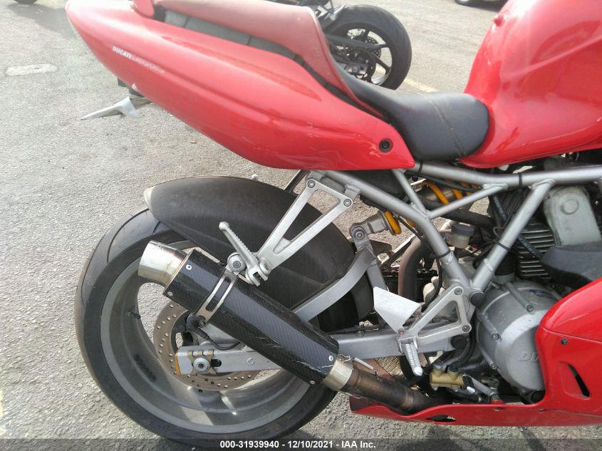 2005 DUCATI SUPERSPORT 800 ZDM1LAAN25B004773