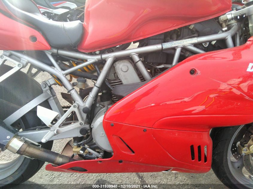 2005 DUCATI SUPERSPORT 800 ZDM1LAAN25B004773
