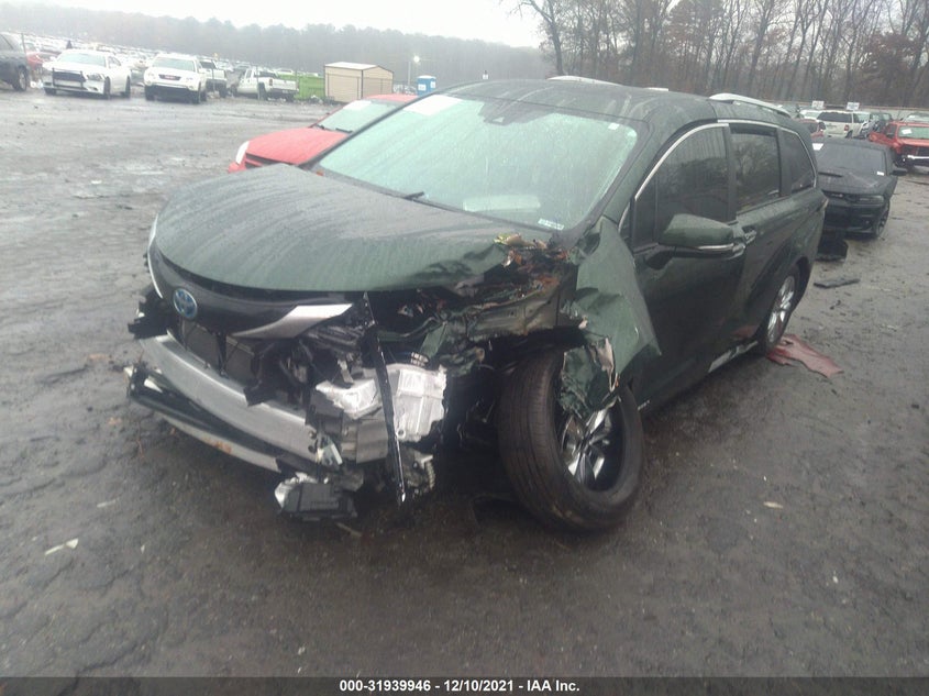 VIN 5TDZRKEC6MS065515 2021 TOYOTA SIENNA LIMITED/PLATINUM