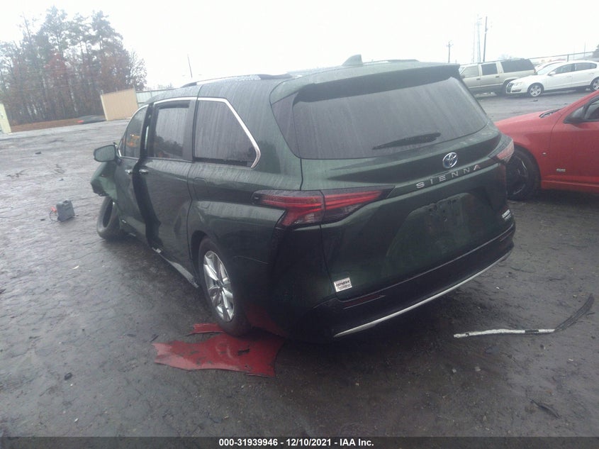 VIN 5TDZRKEC6MS065515 2021 TOYOTA SIENNA LIMITED/PLATINUM