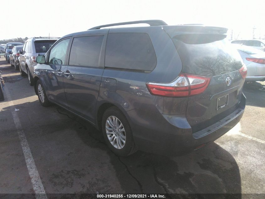 2017 TOYOTA SIENNA XLE AUTO ACCESS 5TDYZ3DC7HS804822