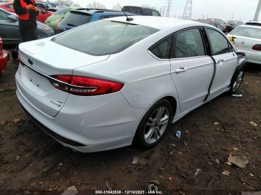 2018 FORD FUSION HYBRID SE 3FA6P0LU2JR208747