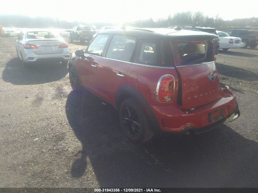 2013 MINI COOPER COUNTRYMAN S ALL4 WMWZC5C57DWP34640