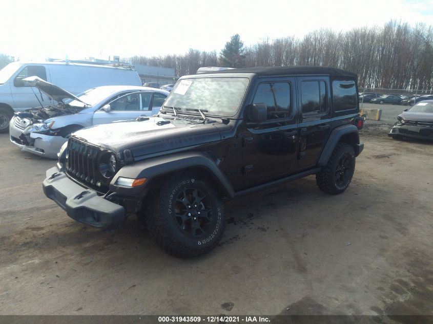 2020 JEEP WRANGLER UNLIMITED WILLYS 1C4HJXDN9LW238669