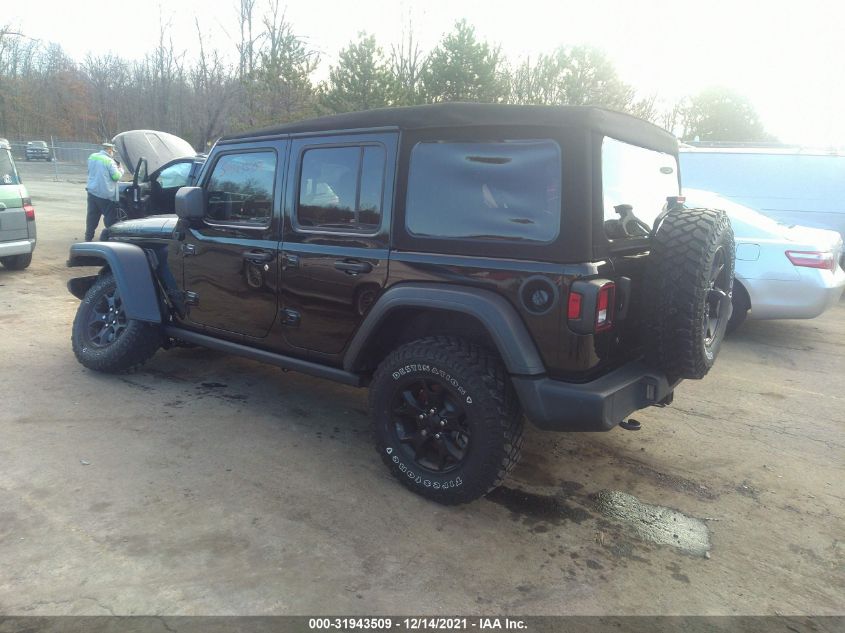 2020 JEEP WRANGLER UNLIMITED WILLYS 1C4HJXDN9LW238669