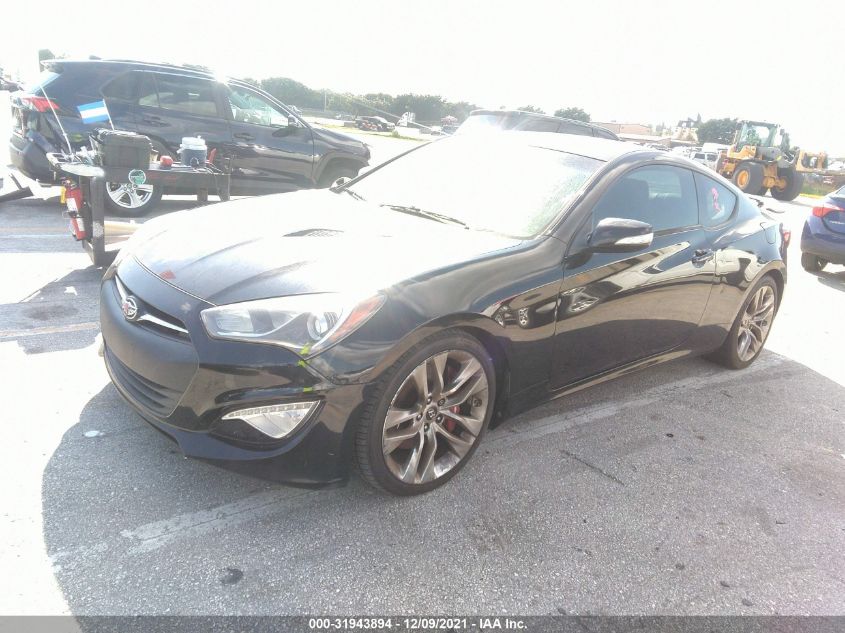 2013 HYUNDAI GENESIS COUPE 3.8 TRACK KMHHU6KJ8DU083932