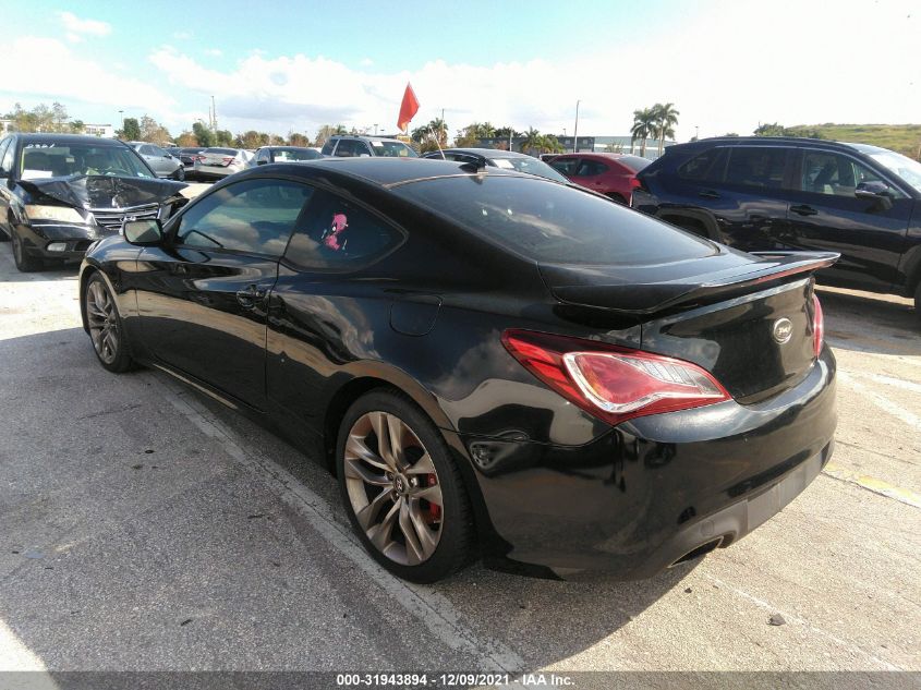 2013 HYUNDAI GENESIS COUPE 3.8 TRACK KMHHU6KJ8DU083932