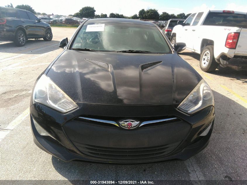 2013 HYUNDAI GENESIS COUPE 3.8 TRACK KMHHU6KJ8DU083932