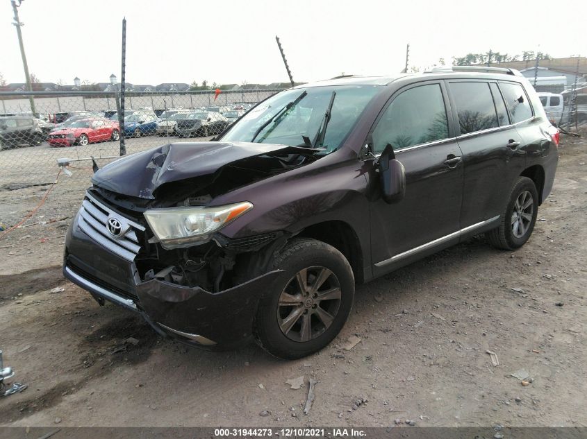 2013 TOYOTA HIGHLANDER 5TDBK3EH6DS198475