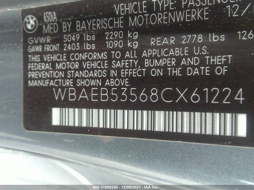 BMW 6 series 2008