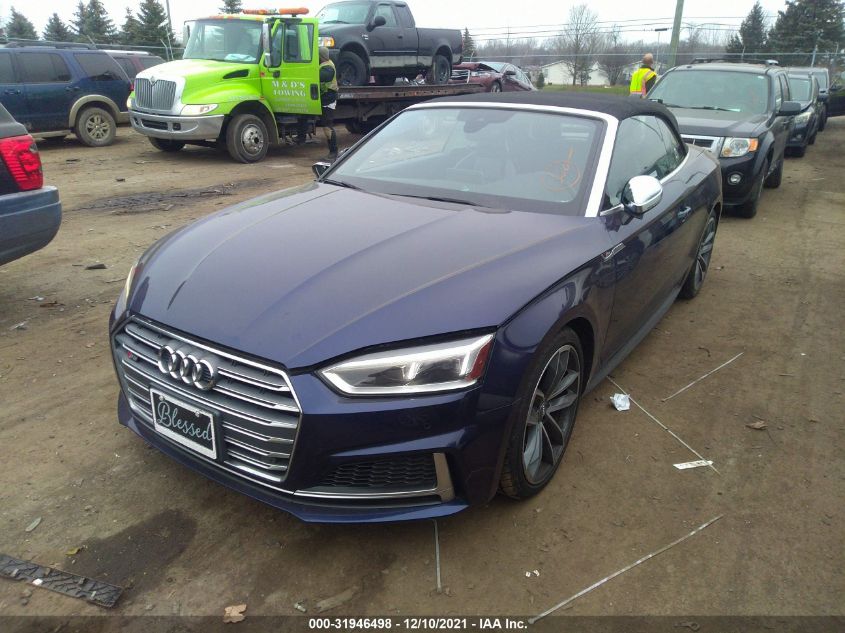 2018 AUDI S5 CABRIOLET PREMIUM PLUS WAUY4GF56JN002873