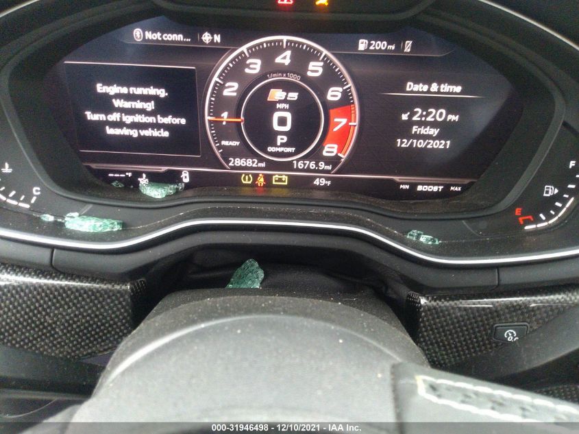 2018 AUDI S5 CABRIOLET PREMIUM PLUS WAUY4GF56JN002873