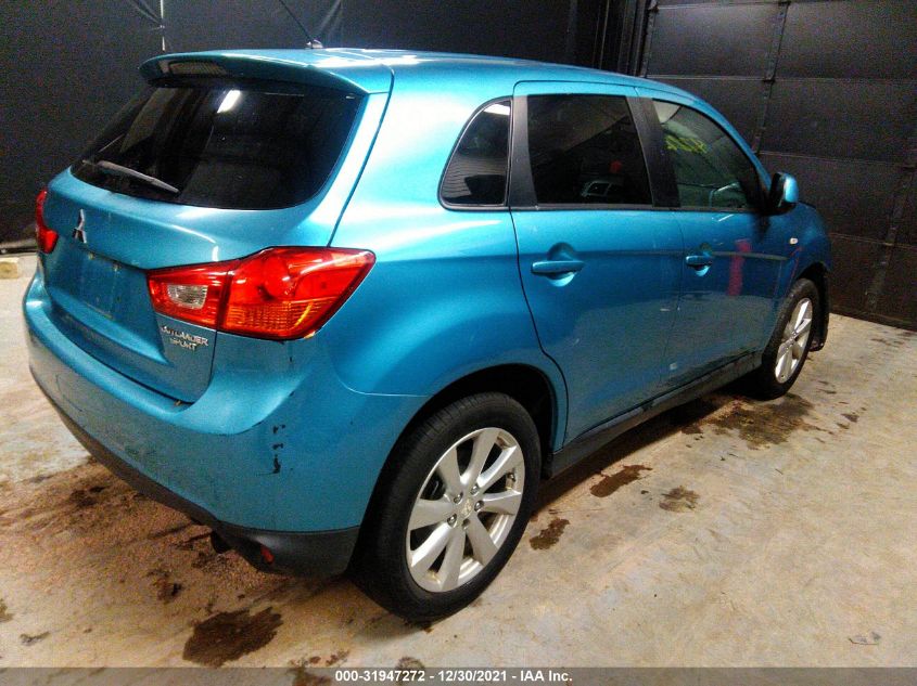 2013 MITSUBISHI OUTLANDER SPORT ES 4A4AP3AU4DE016044