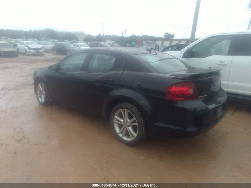 2013 DODGE AVENGER SE V6 1C3CDZAG3DN748871