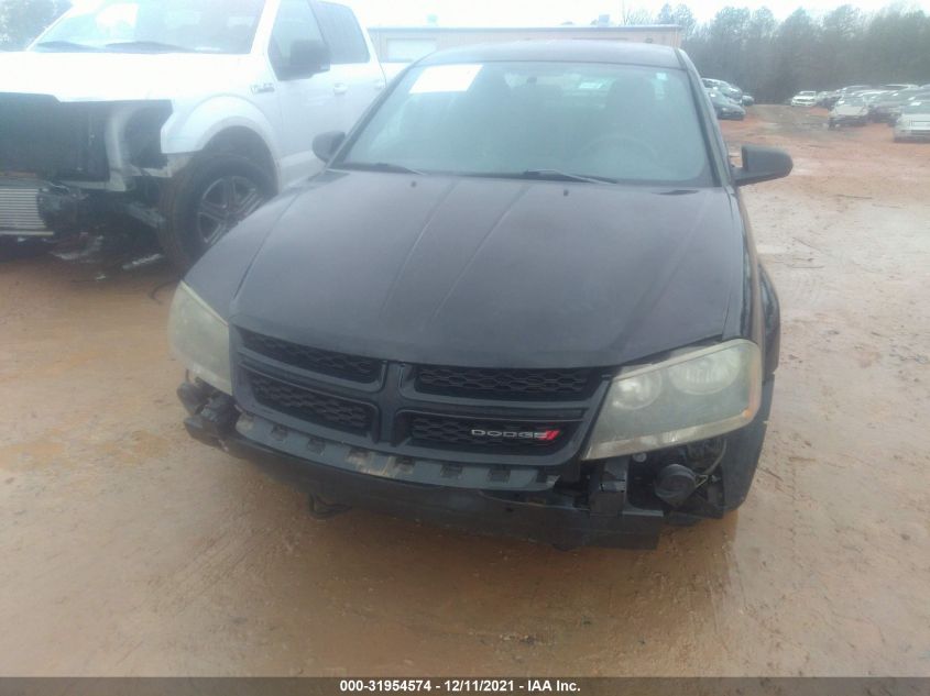 2013 DODGE AVENGER SE V6 1C3CDZAG3DN748871