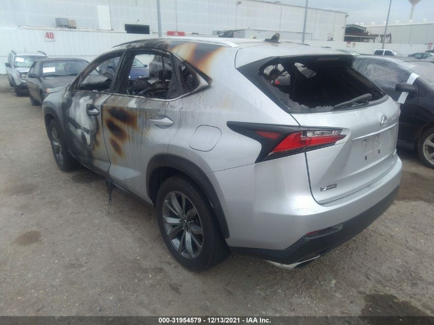 2016 LEXUS NX 200T JTJBARBZ7G2052629