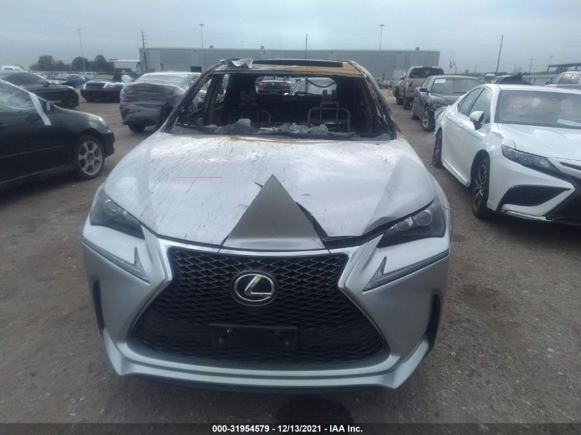 2016 LEXUS NX 200T JTJBARBZ7G2052629