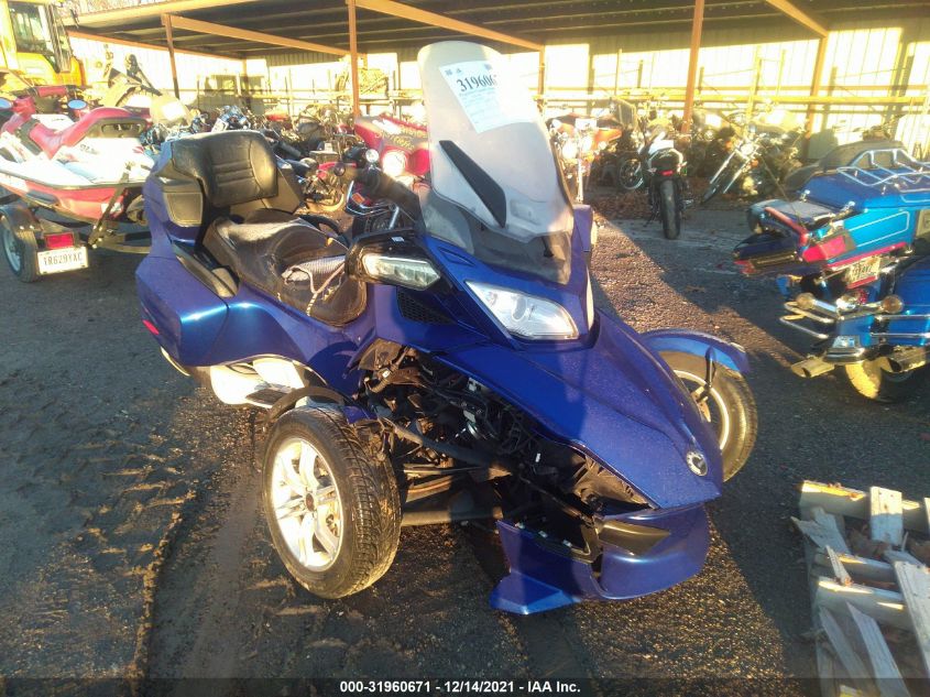 2012 CAN-AM SPYDER ROADSTER RT 2BXJBKC13CV001109