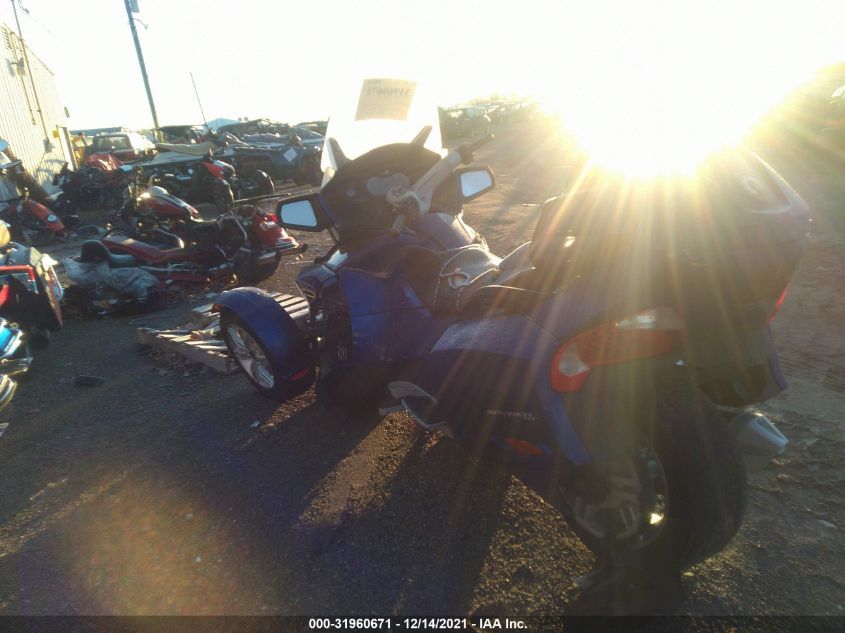 2012 CAN-AM SPYDER ROADSTER RT 2BXJBKC13CV001109