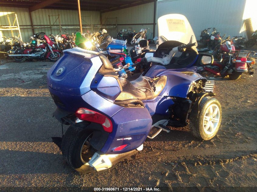 2012 CAN-AM SPYDER ROADSTER RT 2BXJBKC13CV001109