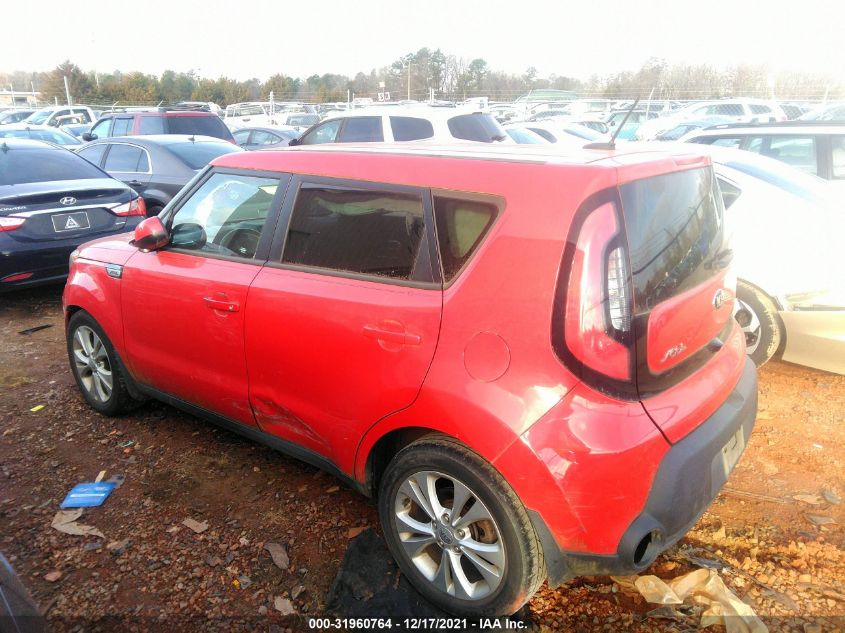 2015 KIA SOUL + KNDJP3A5XF7782075