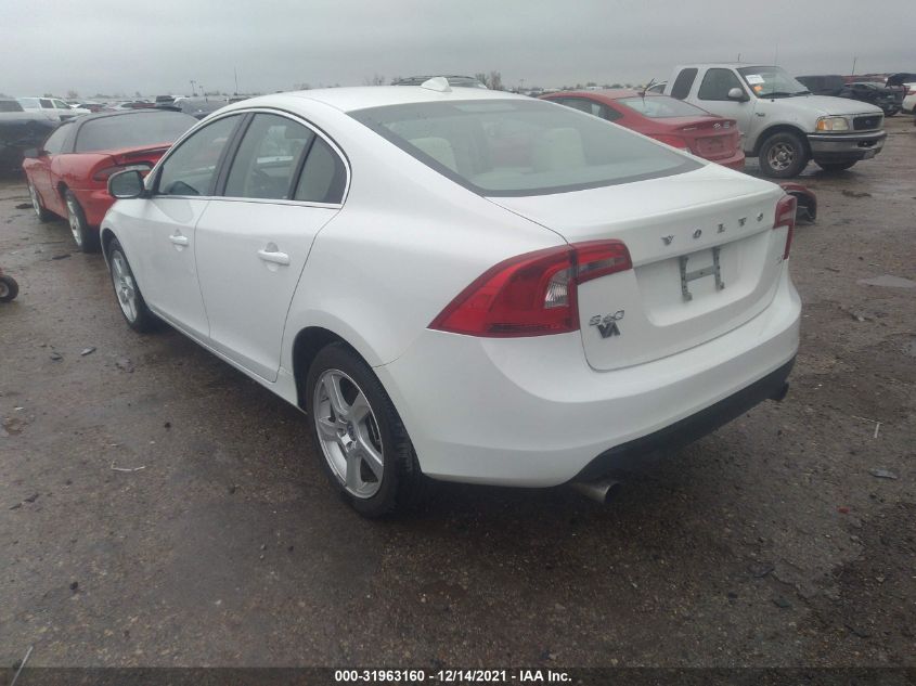 2013 VOLVO S60 T5 YV1612FS6D2222641