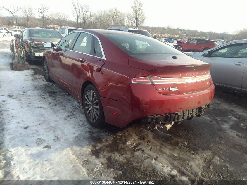 2017 LINCOLN MKZ SELECT 3LN6L5C99HR624170