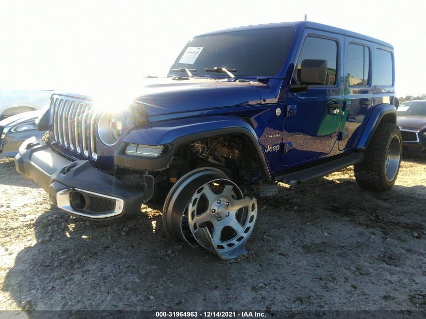 2019 JEEP WRANGLER UNLIMITED SAHARA 1C4HJXEN5KW558357