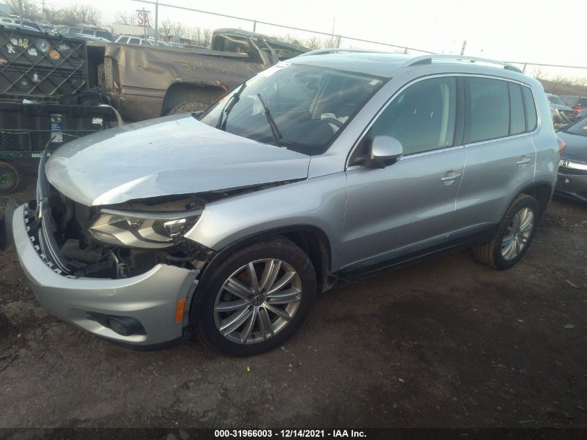 2016 VOLKSWAGEN TIGUAN SE WVGAV7AX8GW606952