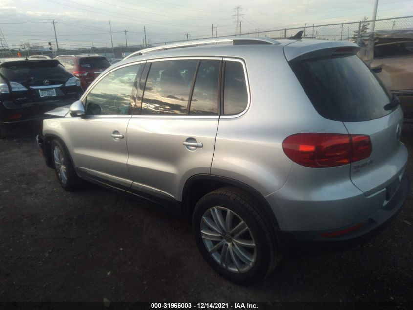 2016 VOLKSWAGEN TIGUAN SE WVGAV7AX8GW606952