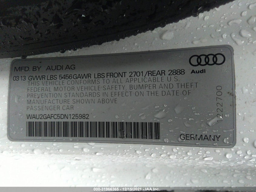 Audi A7 2013