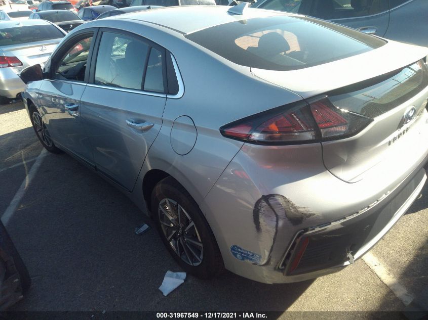 2021 HYUNDAI IONIQ ELECTRIC LIMITED KMHC85LJ6MU077232
