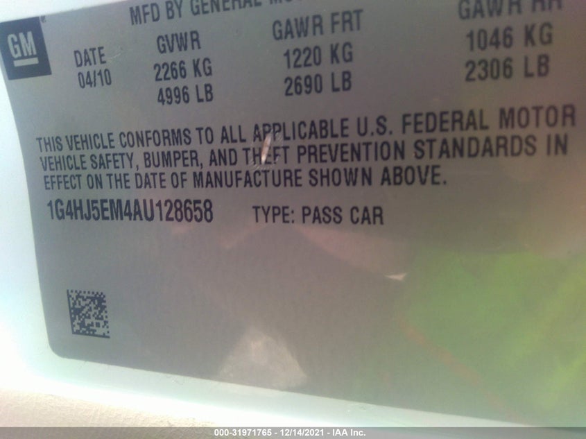 Buick Lucerne 2010
