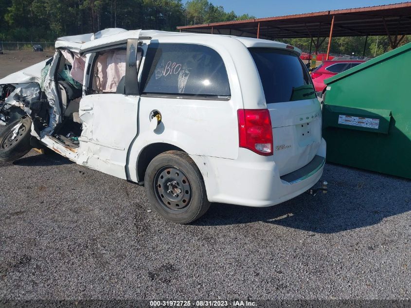 2014 DODGE GRAND CARAVAN SE - 2C4RDGBGXER219785