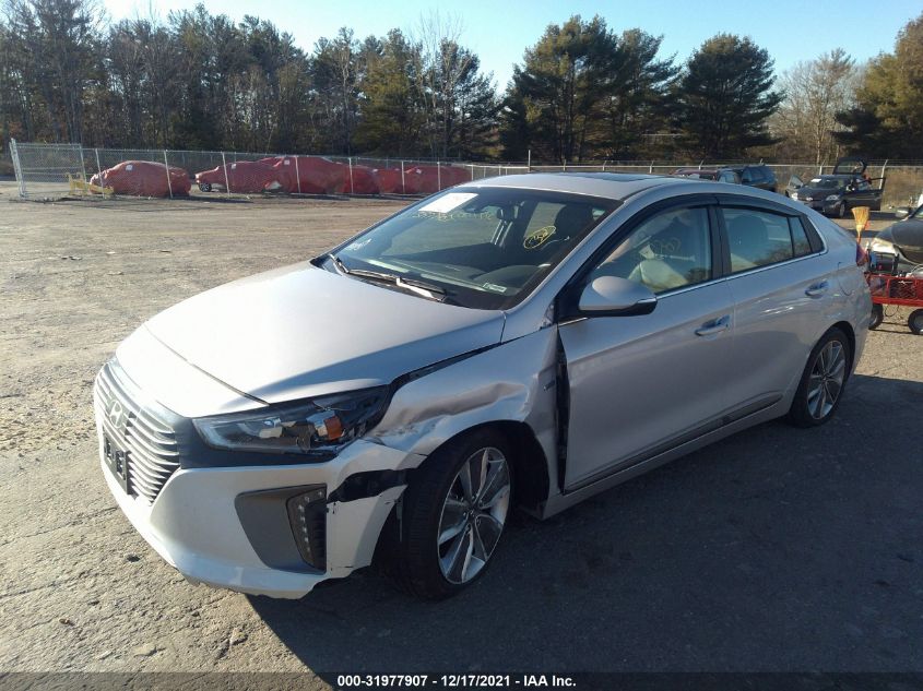 2019 HYUNDAI IONIQ HYBRID LIMITED KMHC05LC5KU118987