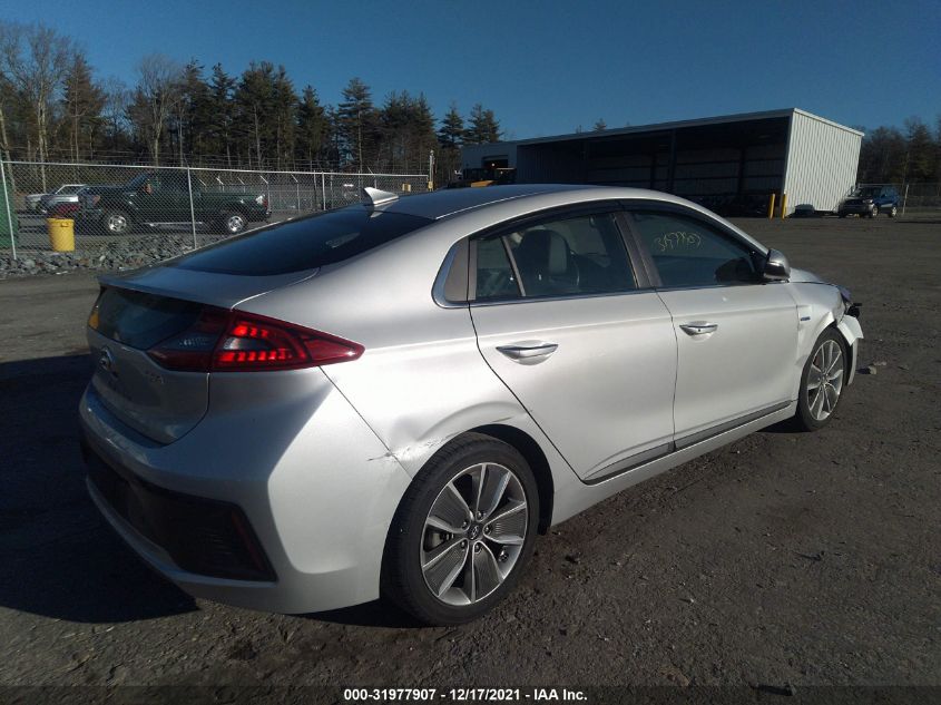 2019 HYUNDAI IONIQ HYBRID LIMITED KMHC05LC5KU118987
